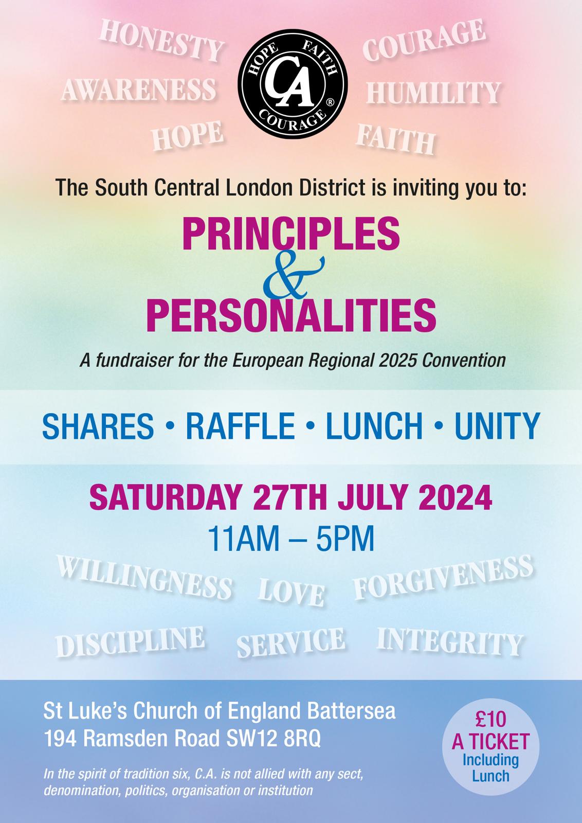Unity Flyer for principals and personalities